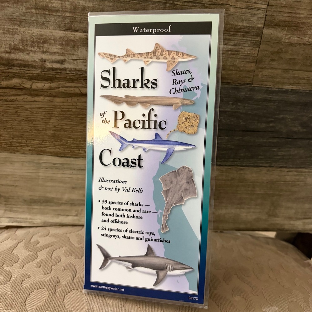 Sharks of the Pacific Coast Waterproof Field Guide Val Kells Identification